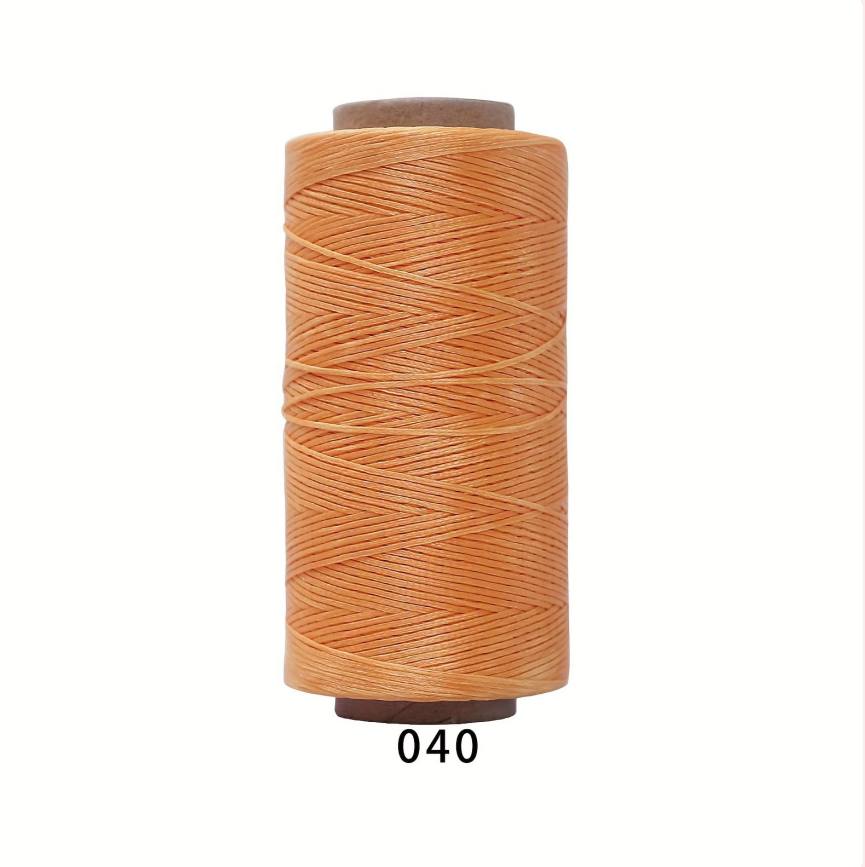 photo_5350719559742647890_y Нитка вощенная 0.8mm цвет мандарин 260м — изображение 1