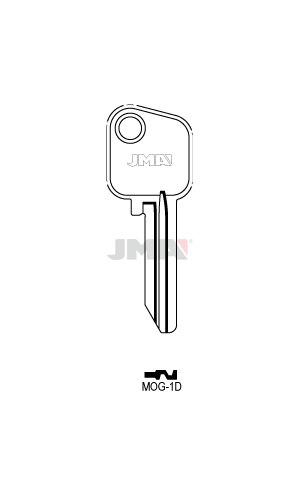 Заготовка ключа JMA MOG1D