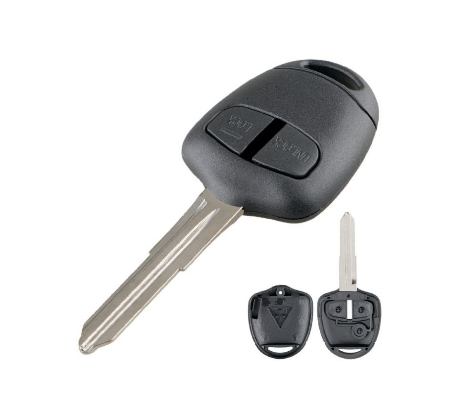 Корпус для ключа с 2 кнопками и измененным откидным пультом Jingyuqin для for MITSUBISHI New ASX GRANDIS Outlander LANCER-EX