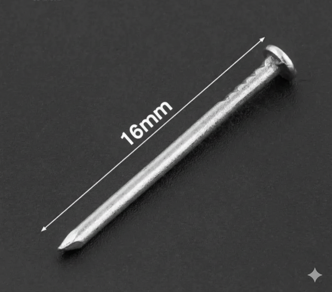 Гвозди набоечные 16mm 100гр.